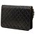 Chanel Black Medium CC Quilted Lambskin Single Flap - vista 2