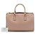 Prada Borsa Tote Galleria Double Zip Frame Medium in Saffiano Marrone - vista 7
