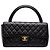 Chanel Black Medium Classic Lambskin Kelly Flap