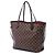 Louis Vuitton Brown Damier Ebene Neverfull MM - vista 2