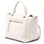 Belt Bag Céline Celine Mini Borsa Cintura in Pelle di Vitello Granulata Bianca - vista 2
