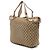 Borsa Satchel Gucci Beige GG Canvas Icon Bit - vista 2