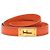Bracciale Hermès Kelly Double Tour in Chevre Mysore Orange