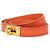 Bracciale Hermès Kelly Double Tour in Chevre Mysore Orange - vista 2