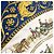 Foulard di seta Hermès Blue La Promenade de Longchamps 90 - vista 6