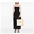 Céline Celine Cabas Vertical Grande de lona marrón - vista 5