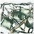 Foulard di seta Hermès White Brides Rebelles 90 - vista 5