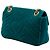 Borsa a tracolla Gucci GG Marmont Matelassé in velluto blu Medium - vista 2