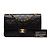 Chanel Black Medium Classic Lambskin Double Flap - vista 7