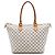 Louis Vuitton White Damier Azur Saleya MM