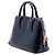 Borsa Prada Promenade Small in Saffiano Vernice Blu - vista 2