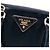 Borsa Prada Promenade Small in Saffiano Vernice Blu - vista 5