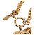 Collana con pendente matelassé Chanel Gold CC placcato oro - vista 5