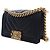 Chanel Black Small Chevron Lambskin Boy Flap - vista 12