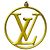 Louis Vuitton Ciondolo Decorazione Albero Monogram - Giallo