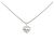 Collana Chopard 750 Oro Bianco e Diamanti