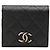Portafoglio Chanel Coco Mark Matelasse Caviarskin con strass