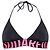 Dsquared2 Bikini Oberteil Schwarz Pink Dreieck