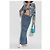 Top bandeau en denim bleu Diesel DE-OUCHY-S - vue 2