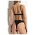 Parte bassa bikini a vita alta Dsquared2 Nera - vista 3