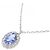 Autre Marque Collana in platino, tanzanite e diamanti - vista 3