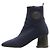 Hermès Hermes Strickstiefel mit Blockabsatz und H Logo Leder-Patch - Ansicht 3