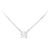 Autre Marque Vendome Aoyama Platin-Diamant-Halskette