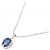 Autre Marque PT900 Saphir Diamant Halskette - Ansicht 2