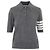 Thom Browne Polo relajado de lana gris