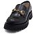 Gucci Mocassini da donna chunky con suola lug nera e morsetto dorato - vista 9