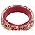 Louis Vuitton Bracciale rigido Monogram Inclusion Red da donna - vista 3