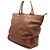 Tory Burch Braune Ledertote und Schultertasche - Ansicht 2