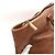 Tory Burch Braune Ledertote und Schultertasche - Ansicht 9