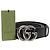 Gucci Cintura GG Marmont in pelle nera