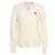 Comme Des Garcons Cardigan con patch a cuore rosa
