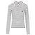 Céline Gestreiftes Polohemd aus Seidenjersey - Ansicht 4