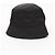 Prada Gorro bucket unisex a rayas con logo triangular negro - vista 3