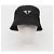 Prada Gorro bucket unisex a rayas con logo triangular negro - vista 7