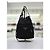Prada Borsa crossbody a secchiello in nylon Pocono nero borchiata - vista 11