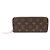 Louis Vuitton Cartera Larga Clemence Monogram Canvas Rose Ballerina