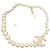 Chanel Collana Anniversary CC Logo Gold Crystal Pearl