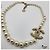 Chanel Collana Anniversary CC Logo Gold Crystal Pearl - vista 19