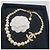 Chanel Collana Anniversary CC Logo Gold Crystal Pearl - vista 20