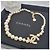 Chanel Collana Anniversary CC Logo Gold Crystal Pearl - vista 23