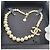 Chanel Collana Anniversary CC Logo Gold Crystal Pearl - vista 5