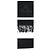 Loro Piana Unisex Logo Kaschmir-Schal mit Fransen (Black) - Ansicht 4
