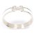 Hermès Bracciale Click PM in finitura argento bianco - vista 3
