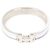 Hermès Bracciale Click PM in finitura argento bianco - vista 4