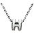 Hermès Collar Mini Pop White Silver