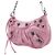 Balenciaga Mini borsa a tracolla in denim rosa - vista 2